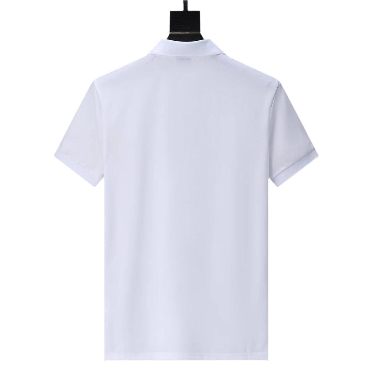 Hugo Boss White T-Shirt with Collar Banlieue91