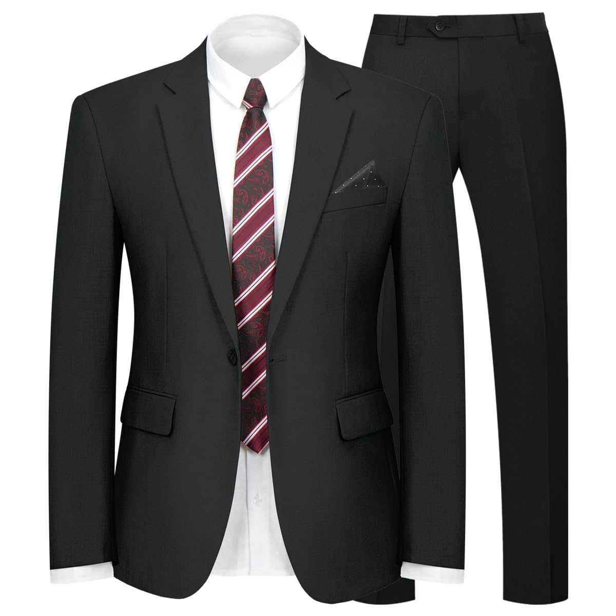 WYWK Men's Classic 2-piece Formal Suit WYWK
