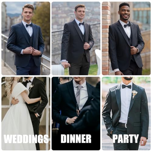 WYWK Men's Classic Three-piece Formal Suit WYWK