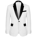 WYWK Men's White Prom Blazer One Button WYWK