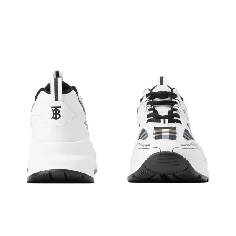 Burberry Low Top Sports Casual Shoes White Blue Banlieue91