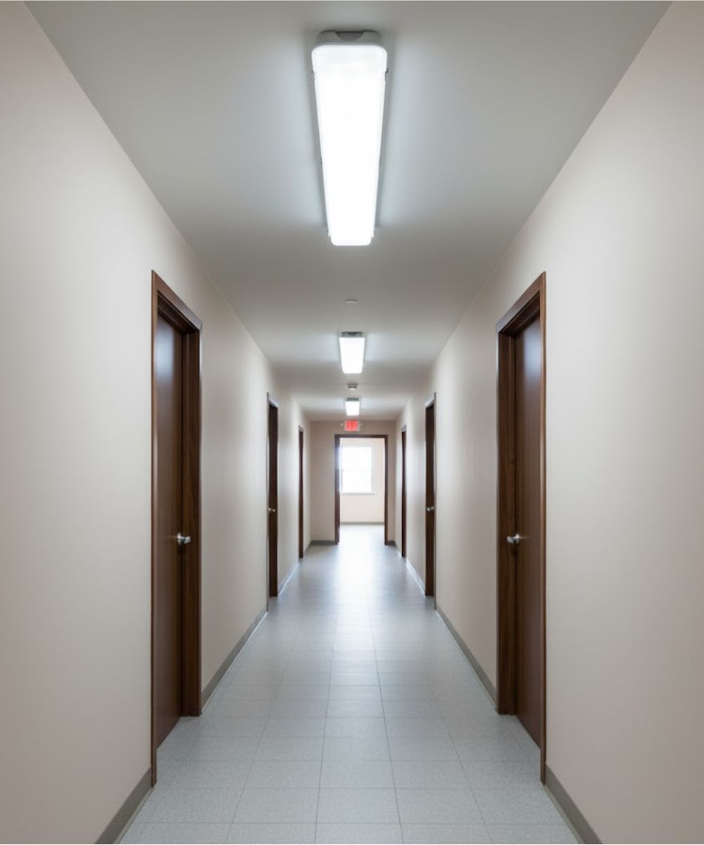 50"w Linear Vapor Tight 1-Light Integrated LED Light Strip [6 PACK] by RP Lighting LampsUSA