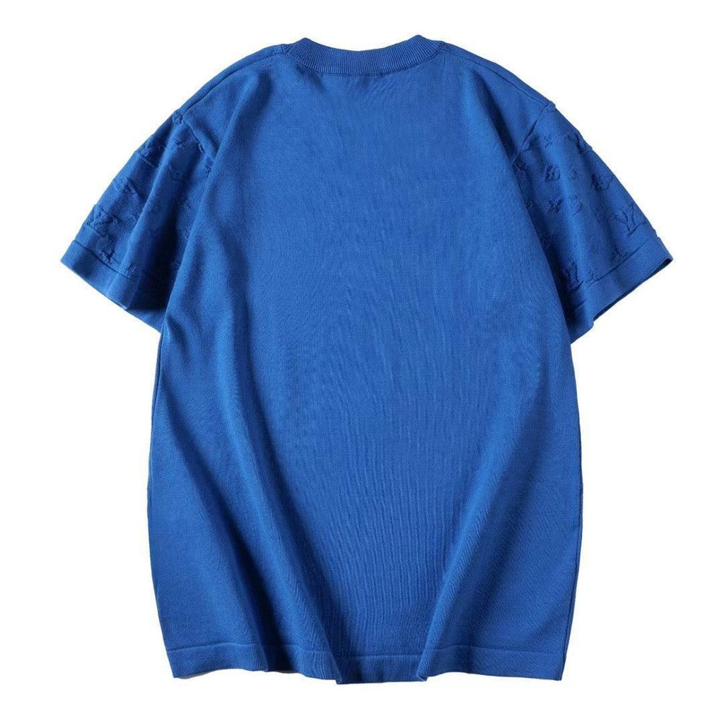 Louis Vuitton T-Shirt Without Collar 'Blue' Banlieue91