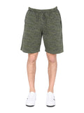 Kenzo Men Bermuda With Animal Print