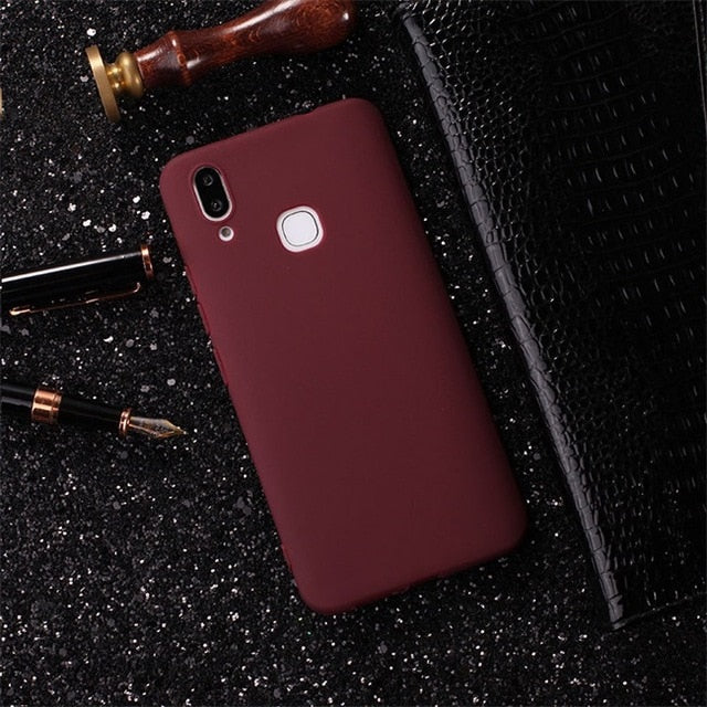 Solid Color Soft Case For Vivo X21Case Vivo Case Silicone Back Cover For Vivo X20 Coques Capa Funda V.I.P Digital Presence