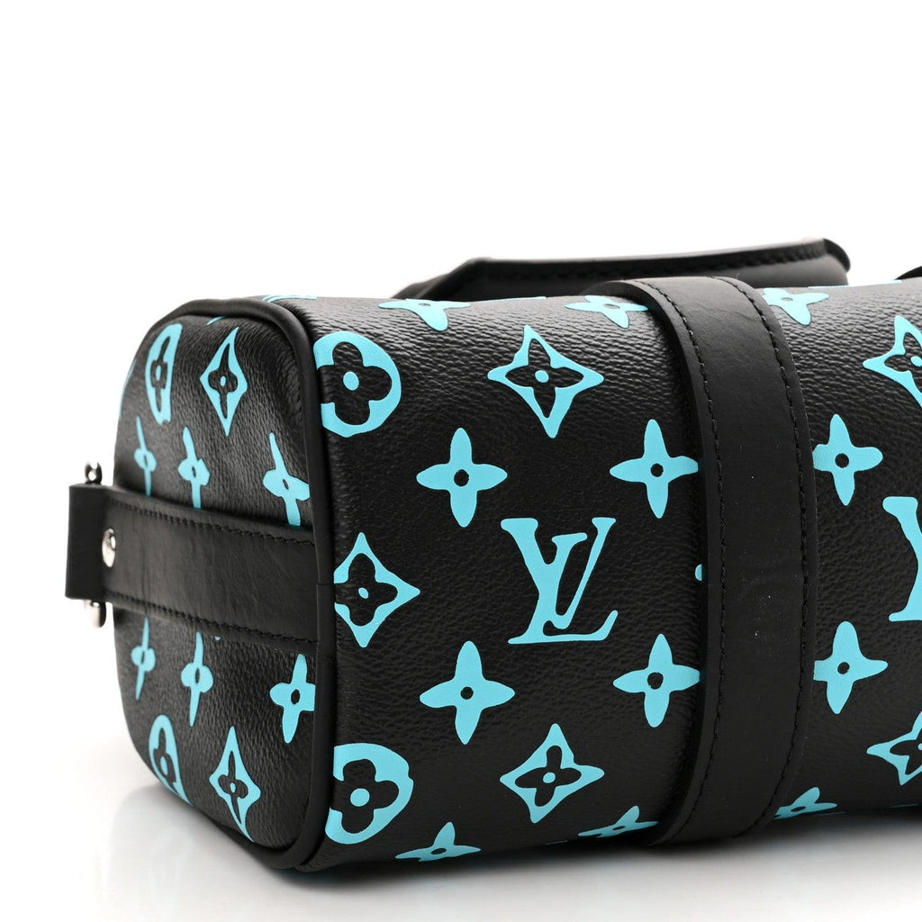 Louis Vuitton Monogram Playground Keepall Bandouliere 25 Black Banlieue91