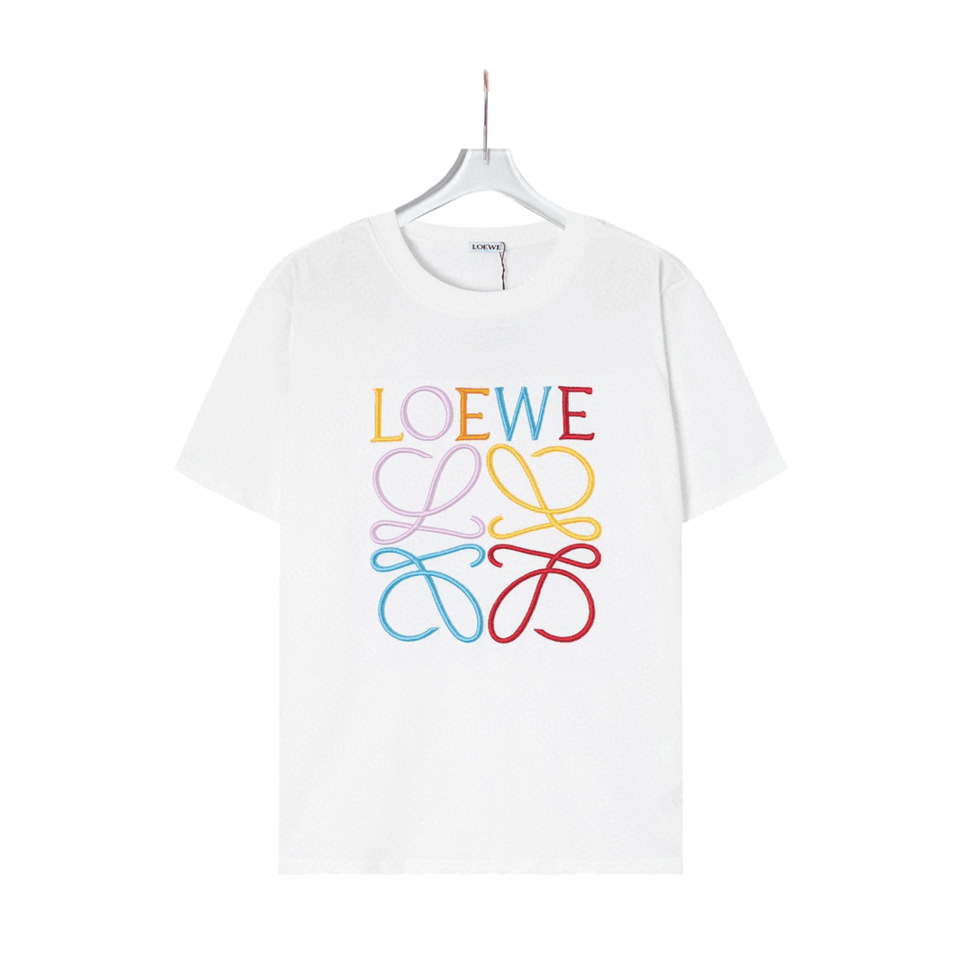Loewe T-Shirt Without Collar 'White' Banlieue91