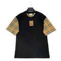 Burberry T-Shirt Without Collar 'Black & Beige' Banlieue91