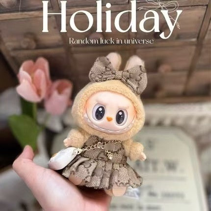 Clothing Accessories Compatible with Labubu Dolls Mario Mushroom Princess Cute V.I.P Digital Presence