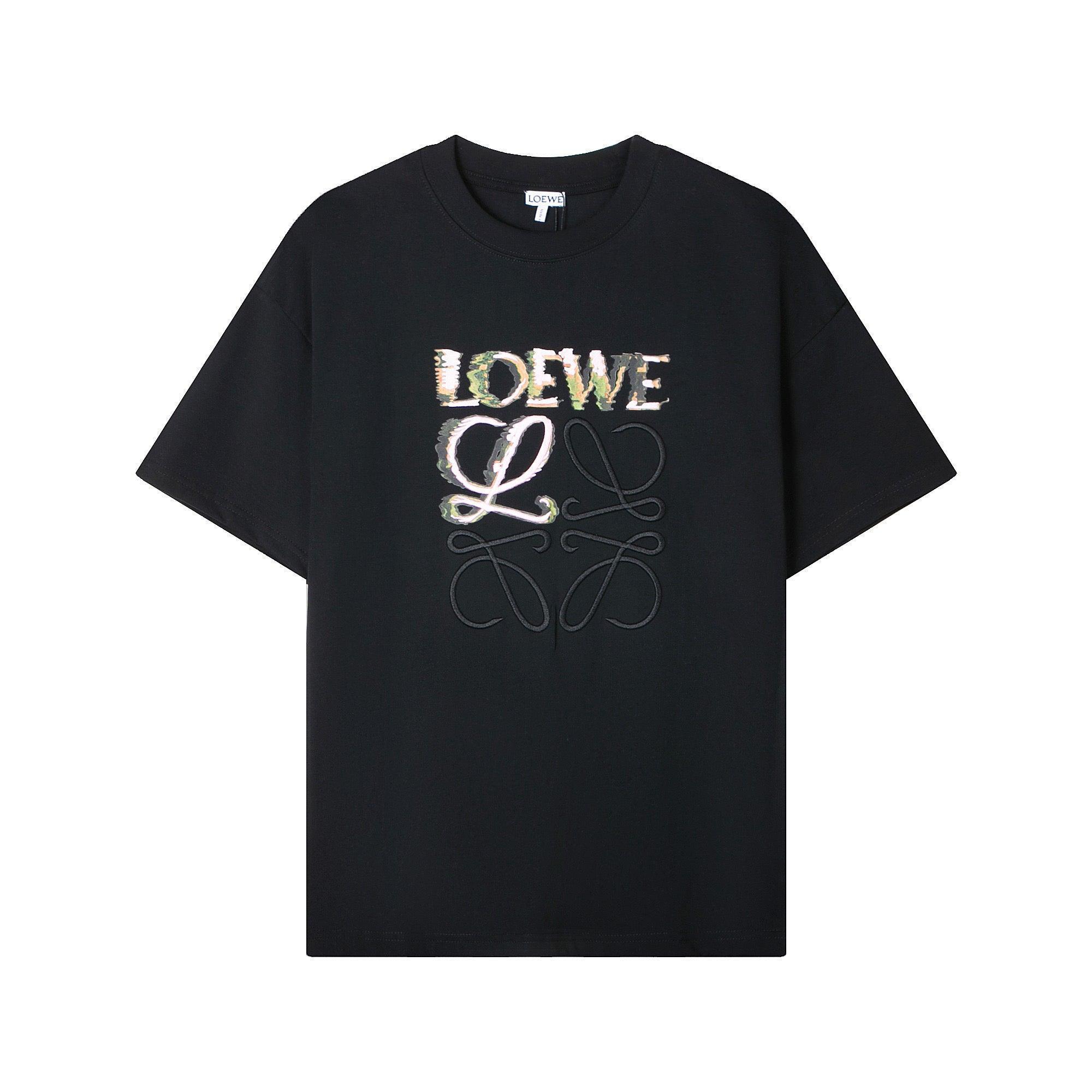 Loewe T-Shirt Without Collar 'Black' Banlieue91