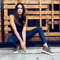 Women's Pony Hair Leopard Chukka Sneaker Del Toro Shoes