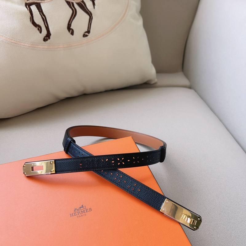 Hermes Men Gold Buckle Belt 'Black' Banlieue91