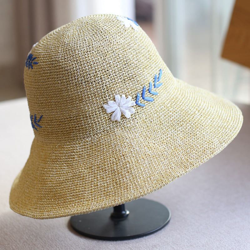 Fashion Sunscreen Flower Travel Bowler FLIPSTYLEZLLC