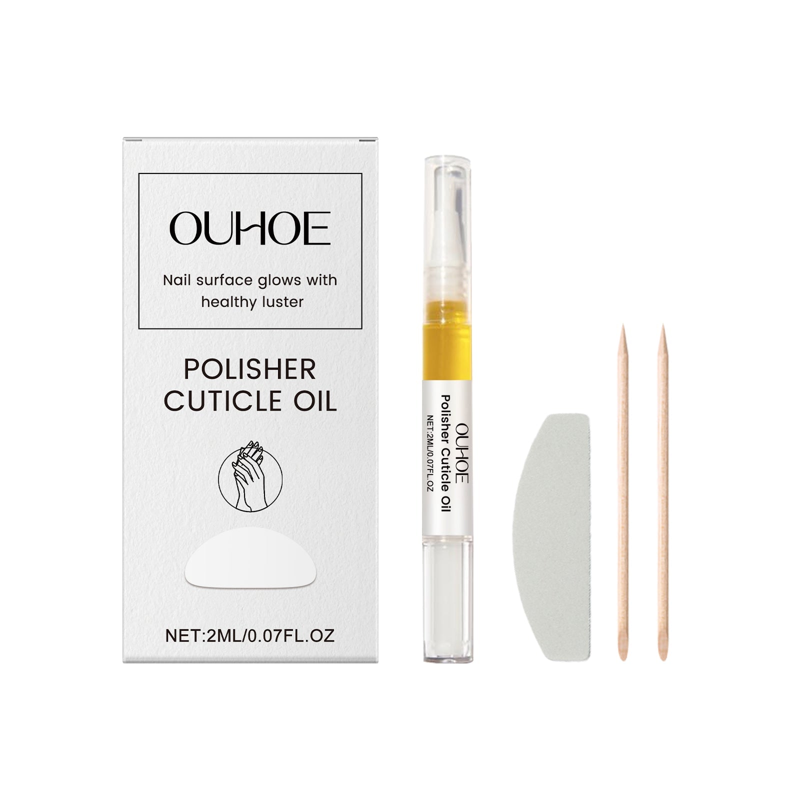 Nail Care Solution Set Improves Soft Nails By Moisturizing Cuticle And Repairing Nails