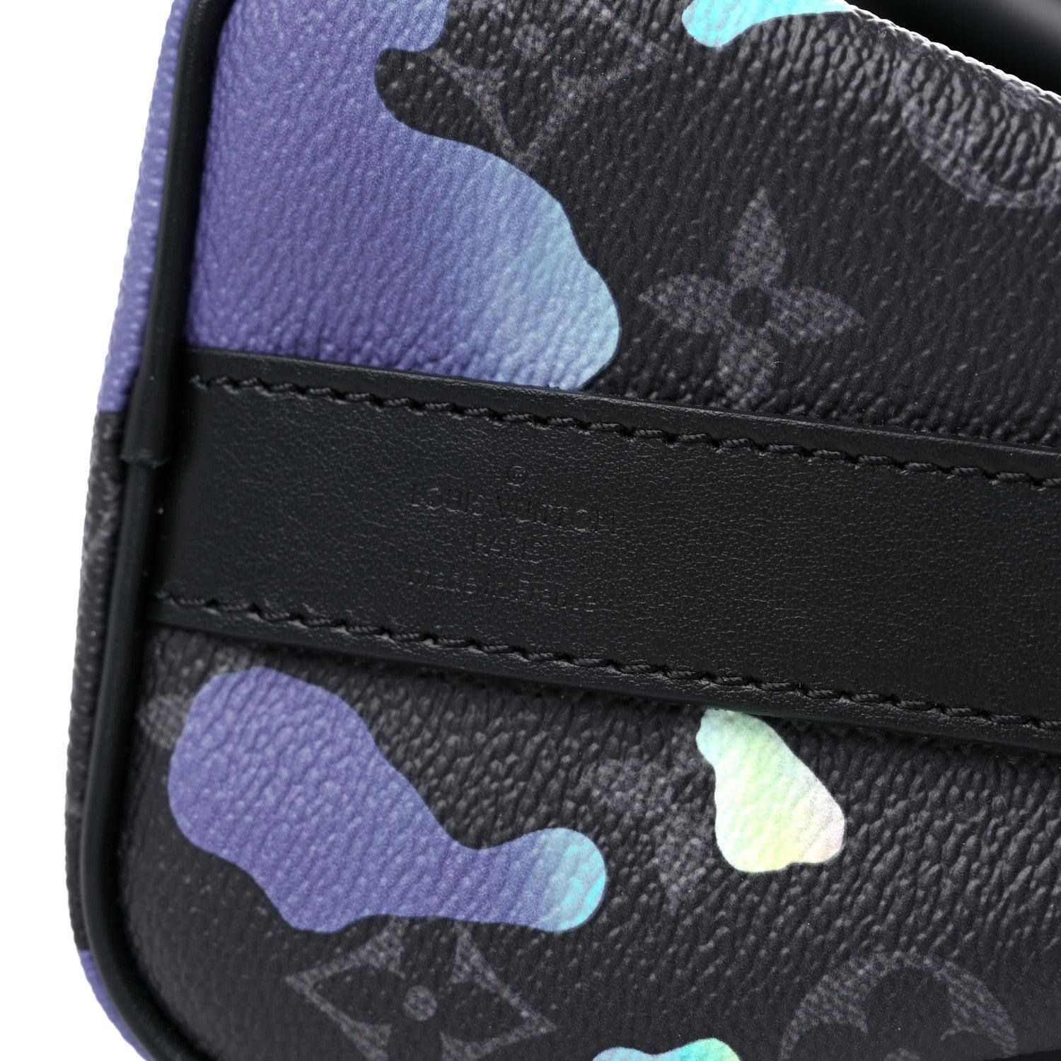 Louis Vuitton Monogram Eclipse LV Graffiti Keepall Bandouliere 25 Banlieue91