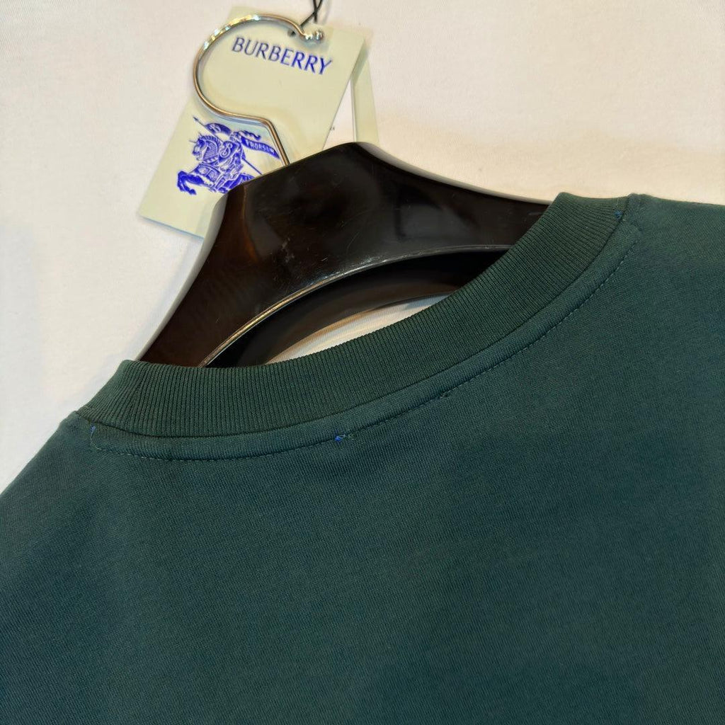 Burberry T-Shirt Without Collar 'Green' Banlieue91