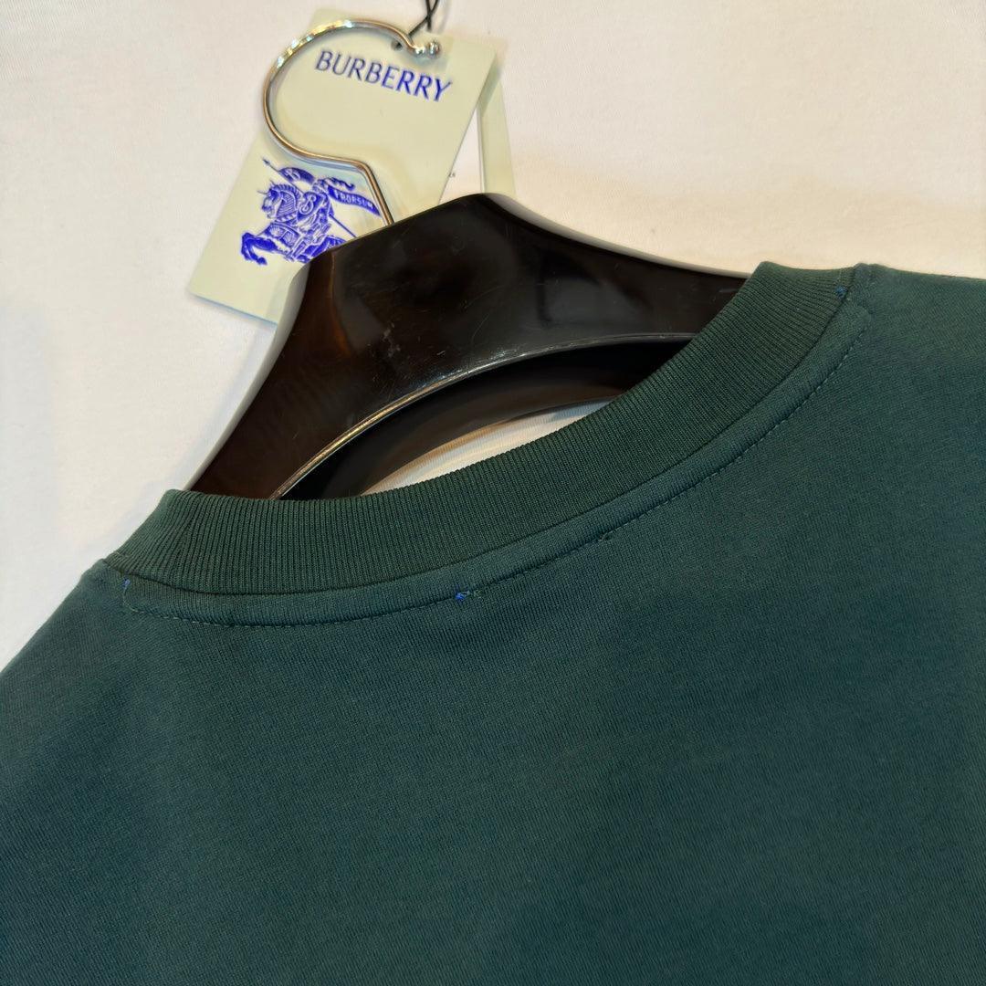 Burberry T-Shirt Without Collar 'Green' Banlieue91