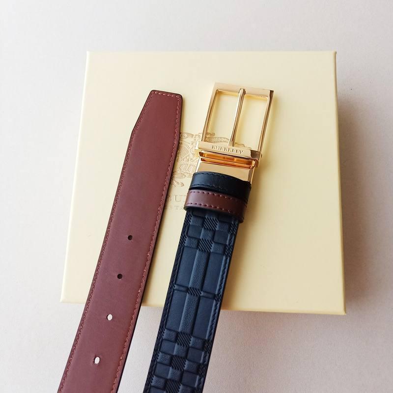 Burberry Leather Vintage Belt 'Black' Banlieue91