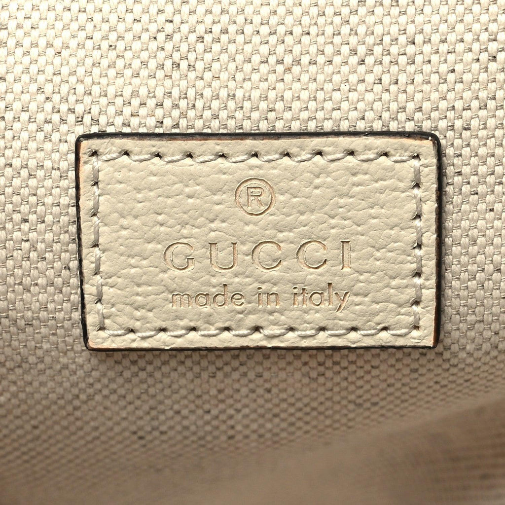 Gucci X PIKARAR GG Supreme Monogram Textured Dollar Calfskin Animal Print Retro Interlocking G Multi-Function Bag Beige Ebony Multicolor Mystic White Banlieue91