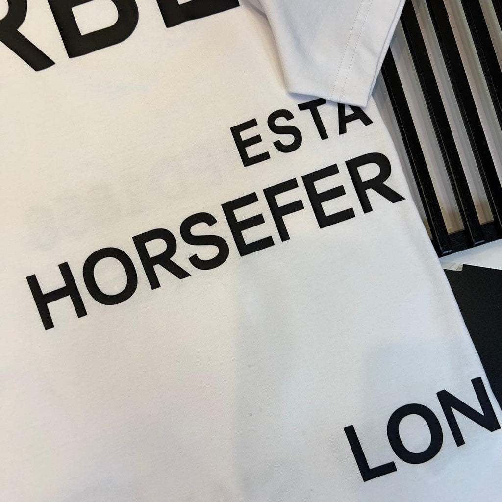 Burberry White T-Shirt Without Collar Banlieue91