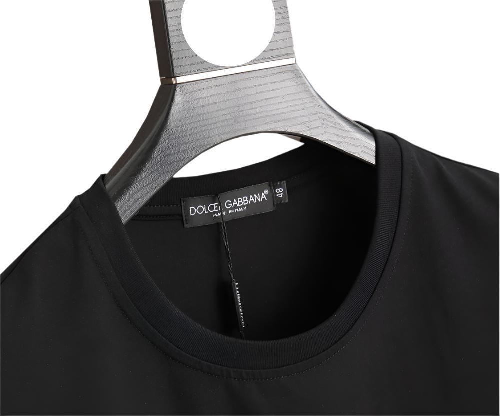 Dolce & Gabbana T-Shirt Without Collar 'Black & White' Banlieue91