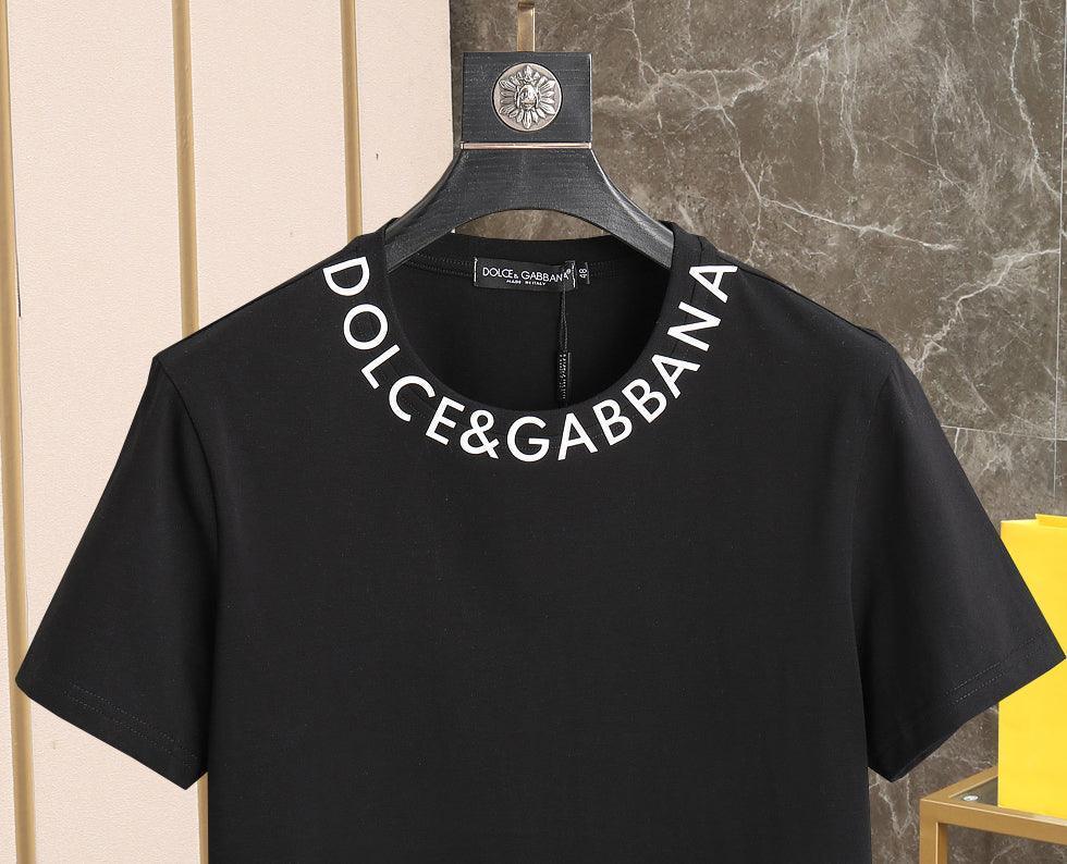 Dolce & Gabbana T-Shirt Without Collar 'Black & White' Banlieue91