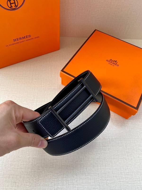 Hermes Men Black Buckle Belt 'Black' Banlieue91