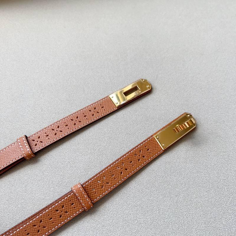 Hermes Men Gold Buckle Belt 'Brown' Banlieue91