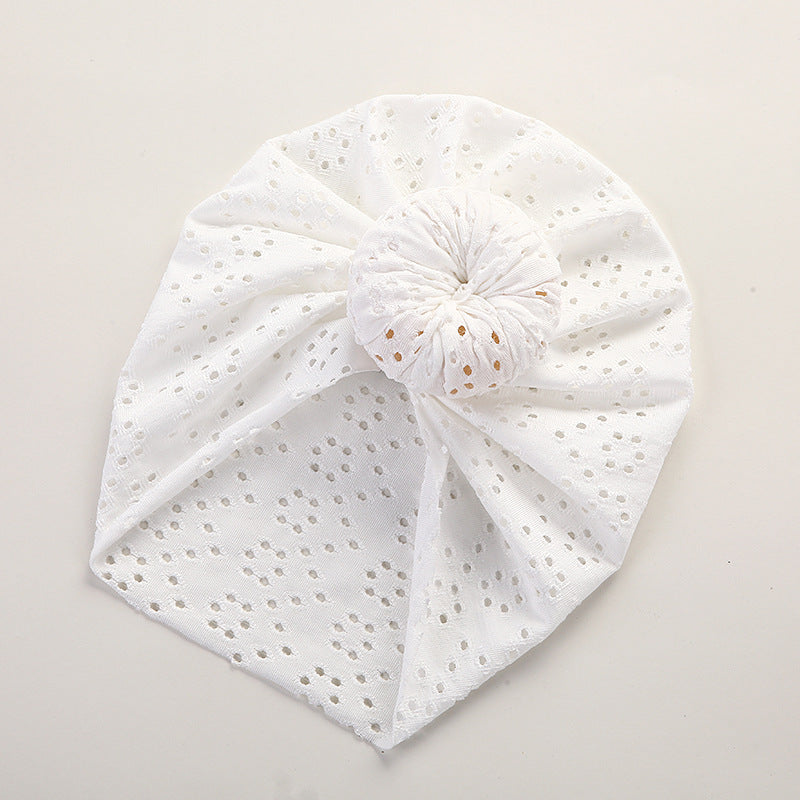 Baby Pullover Cap Cute Lace Hole Donut Baby Indian Tire Cap Children's Headwear V.I.P Digital Presence