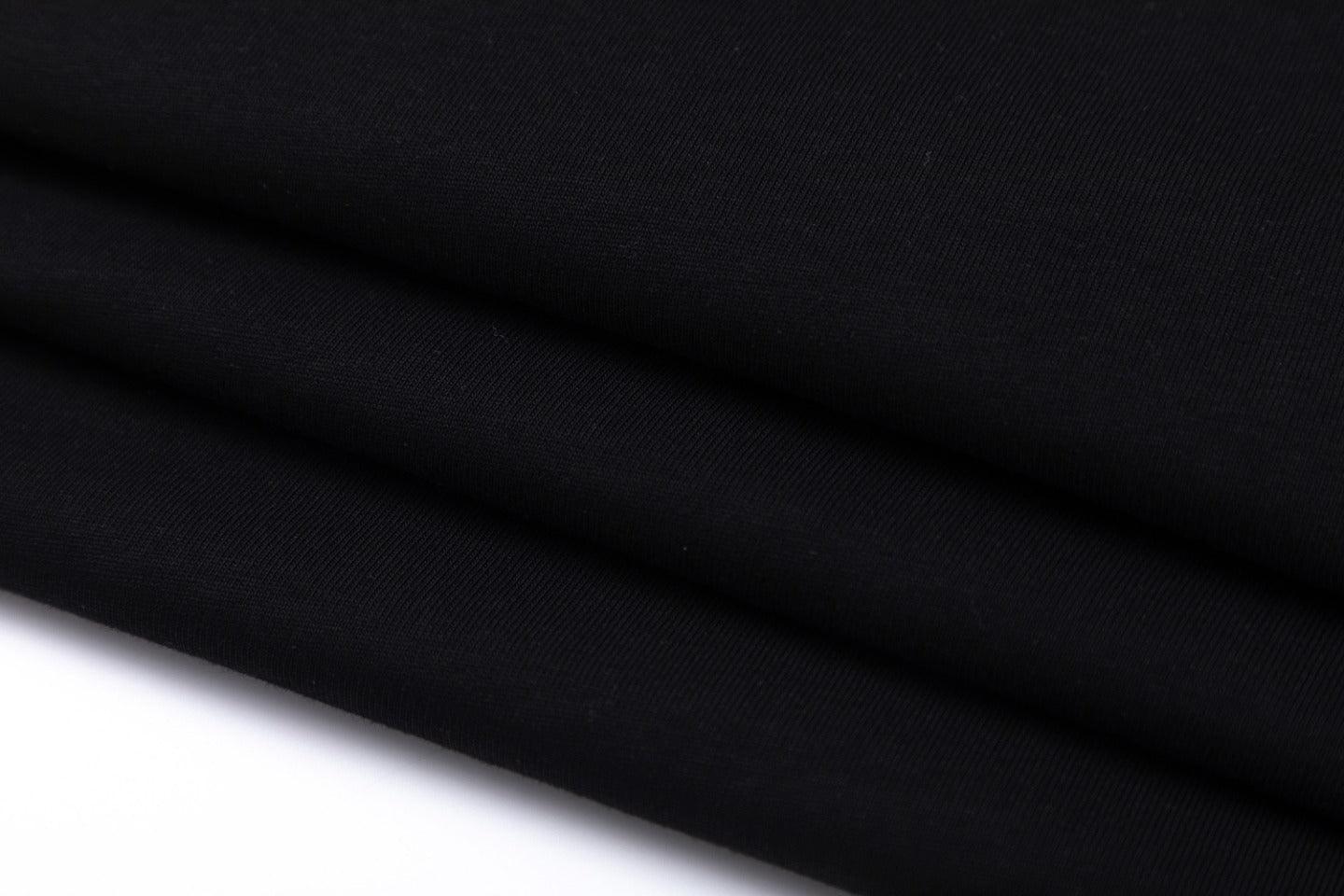 Amiri Black T-Shirt Without Collar Banlieue91