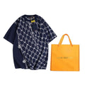 Louis Vuitton T-Shirt Without Collar 'Blue/White' Banlieue91