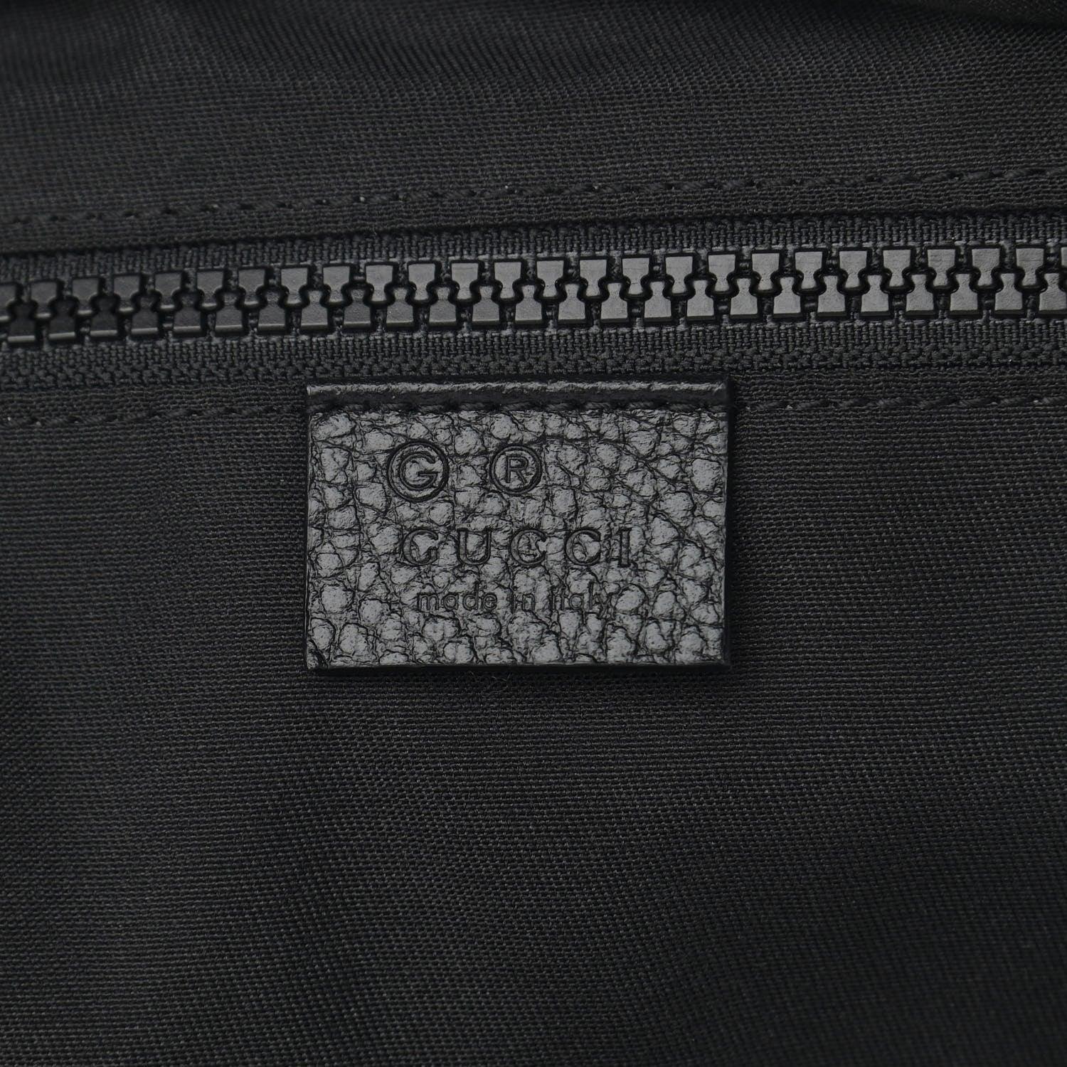 Gucci Nylon Monogram Slim Backpack Black Banlieue91