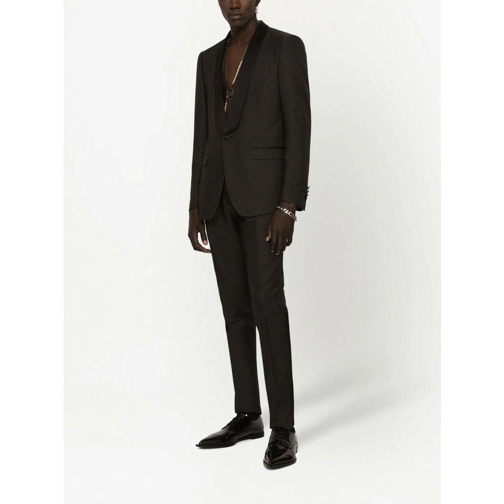 Dolce & Gabbana Black Jackets - Blazers Men Luosophy