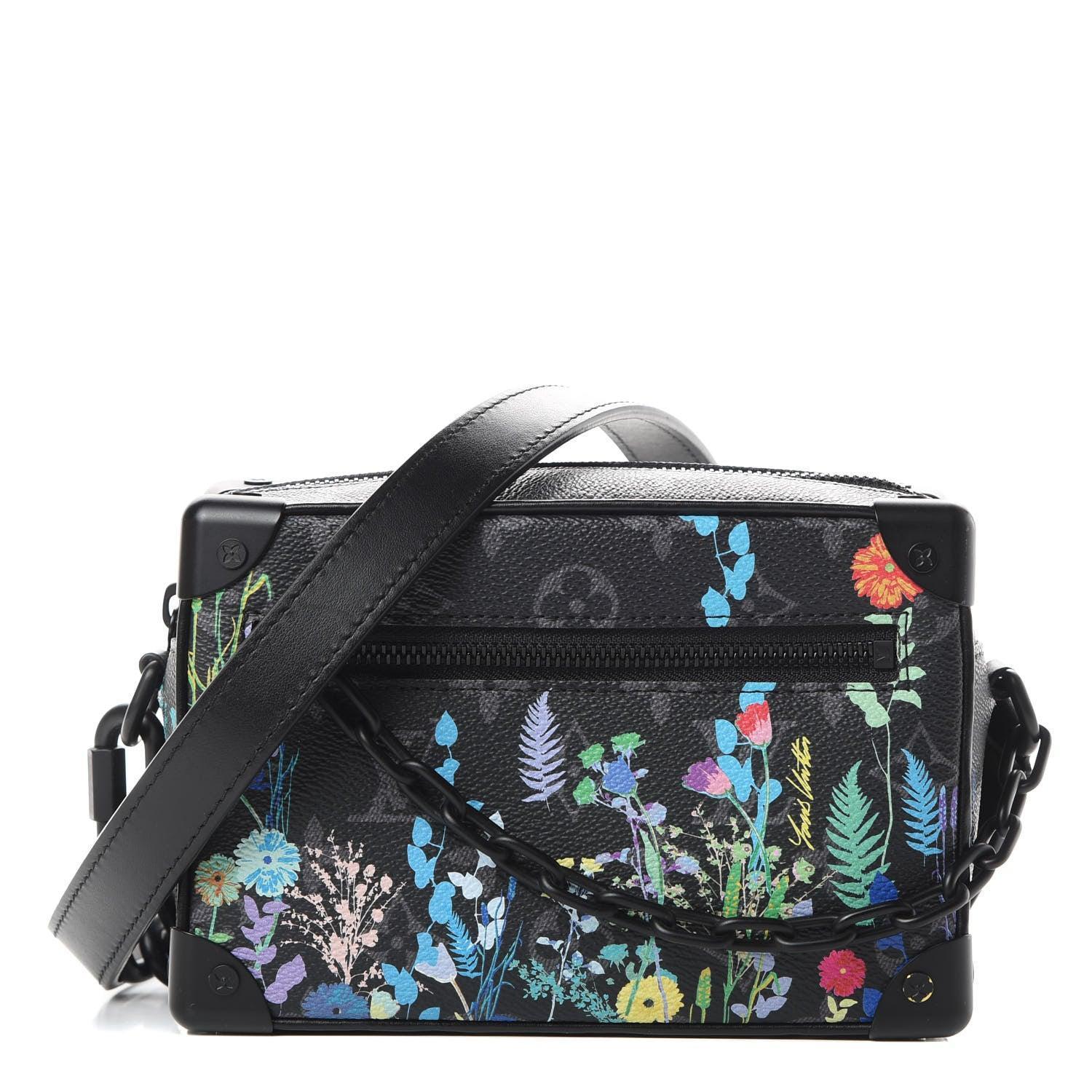 Louis Vuitton Monogram Eclipse Flower Print Mini Soft Trunk Women's Bag Banlieue91