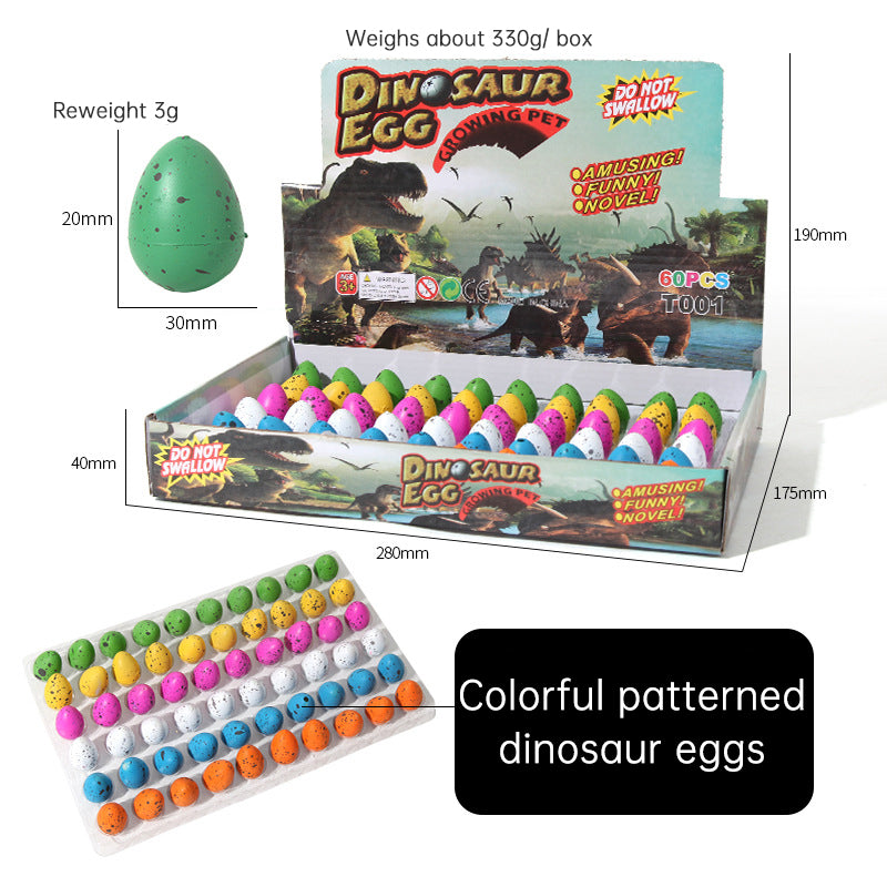 Dinosaur egg children soak in water to expand hatching small toys cracked shell simulation animal V.I.P Digital Presence