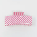 Oversized Checkered Hair Claw Ellisonyoung.com