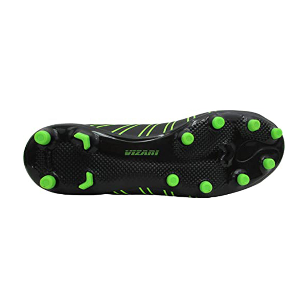 Madero Firm Ground Soccer Shoes -Black/Green Vizari Sports