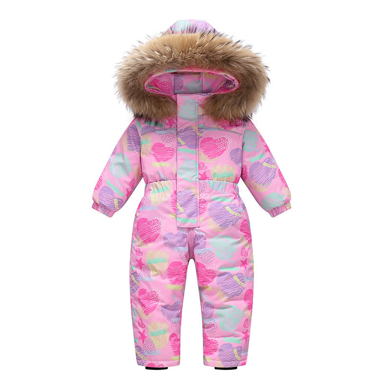 Modern Trend NEW Children's Clothing Jacket Snow Wear Coat Jumpsuit for Girls And Boys Winter Ski Suit For Kids Stevvex