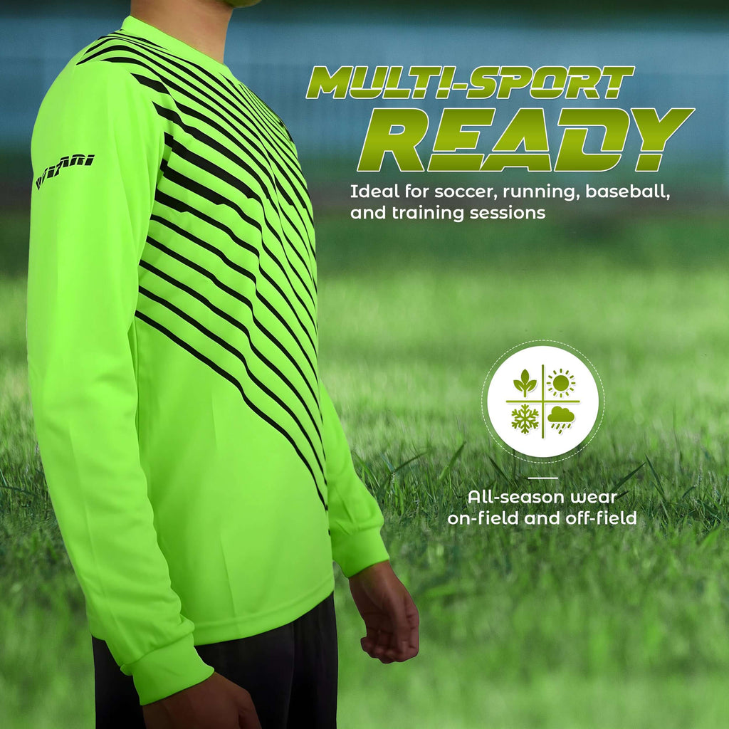 Arroyo Goalkeeping Jersey - Green/Black Vizari Sports
