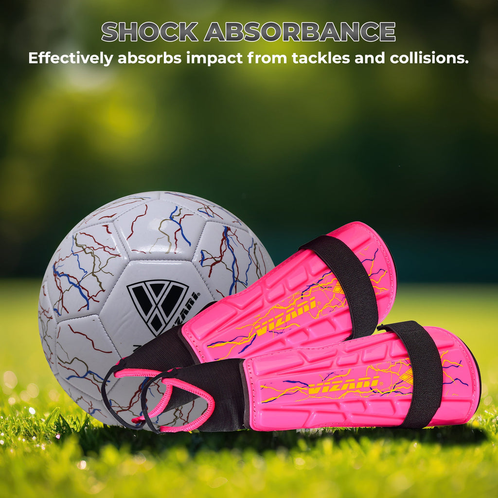 Vizari Zodiac Soccer Shin Guard with Detachable Ankle Protection – Pink Vizari Sports