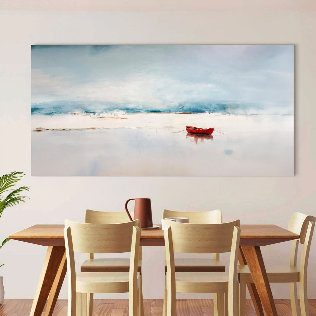 Misty Morning Abstract Wall Art