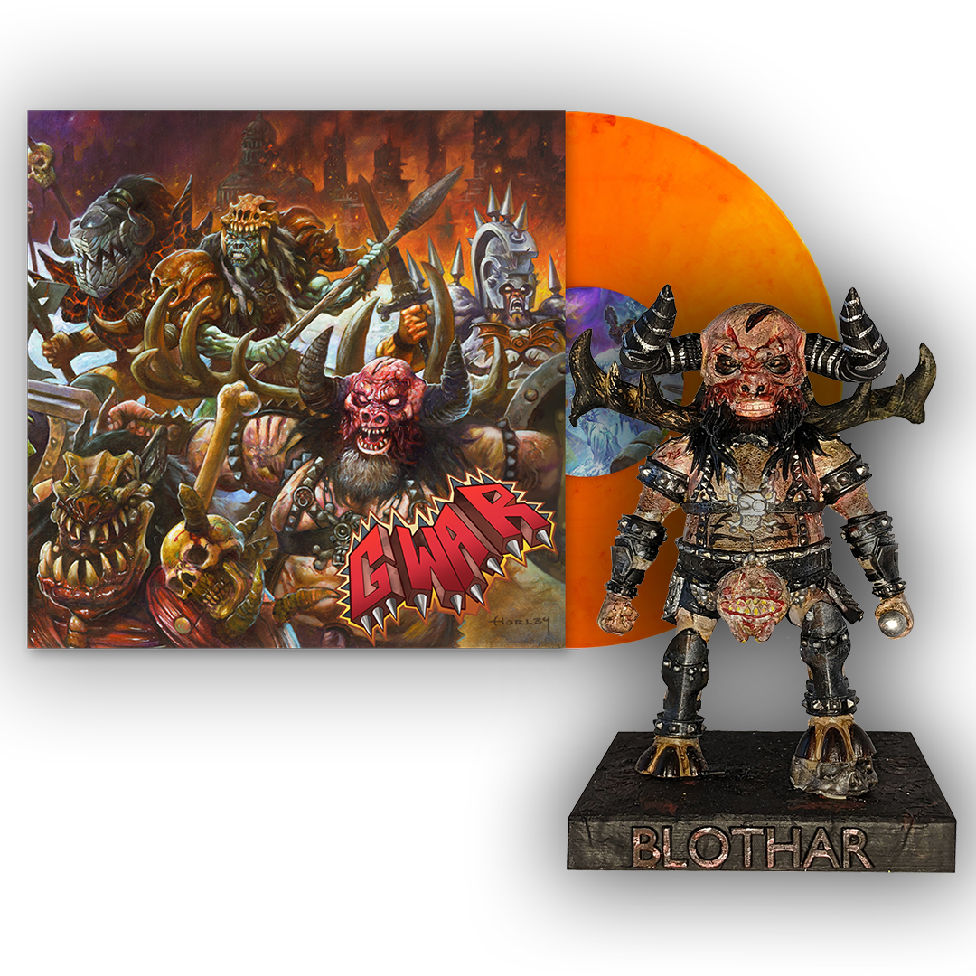 GWAR: 'The New Dark Ages' Limited Edition LP + Blothar Bobblehead Z2 Comics