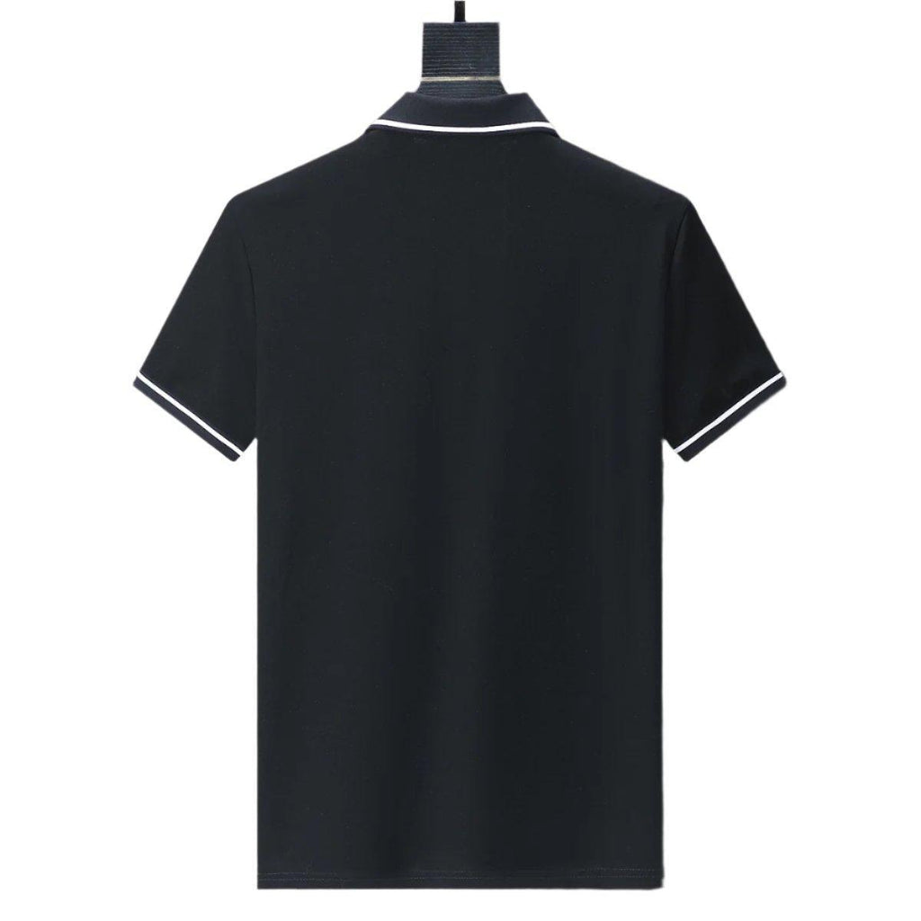 Celine Black T-Shirt With Collar Banlieue91