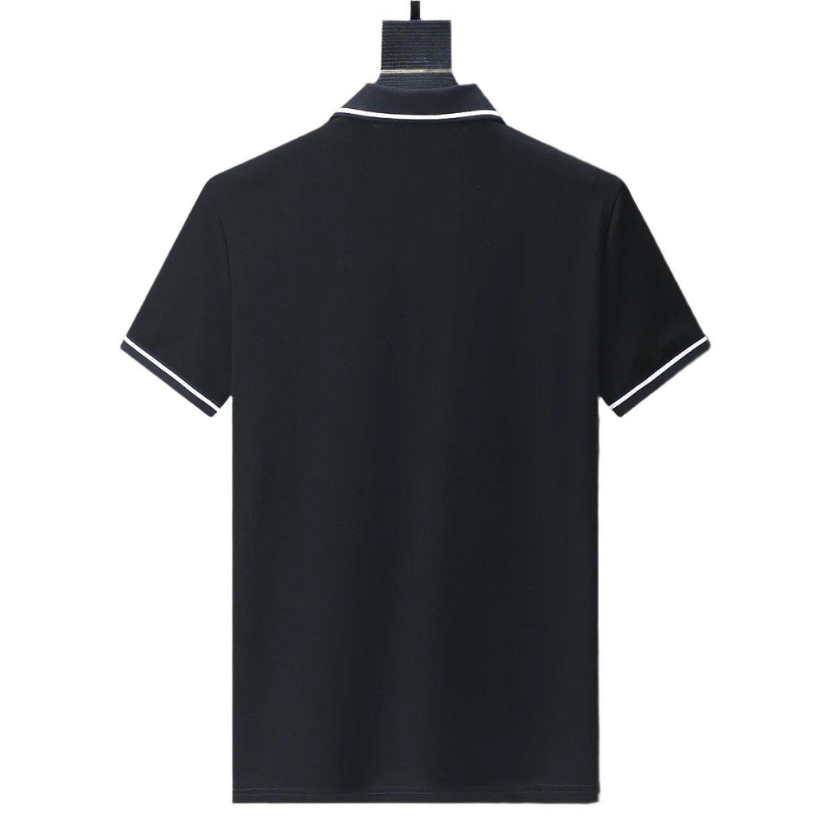 Celine Black T-Shirt With Collar Banlieue91