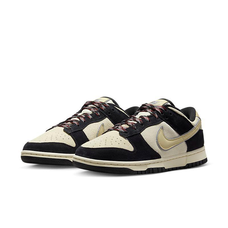 Nike Dunk Low LX Black Suede Team Gold Banlieue91