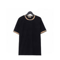 Burberry T-Shirt Without Collar 'Black & Beige' Banlieue91