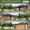 12x16 Hardtop Gazebo Outdoor Garden Patio Structure