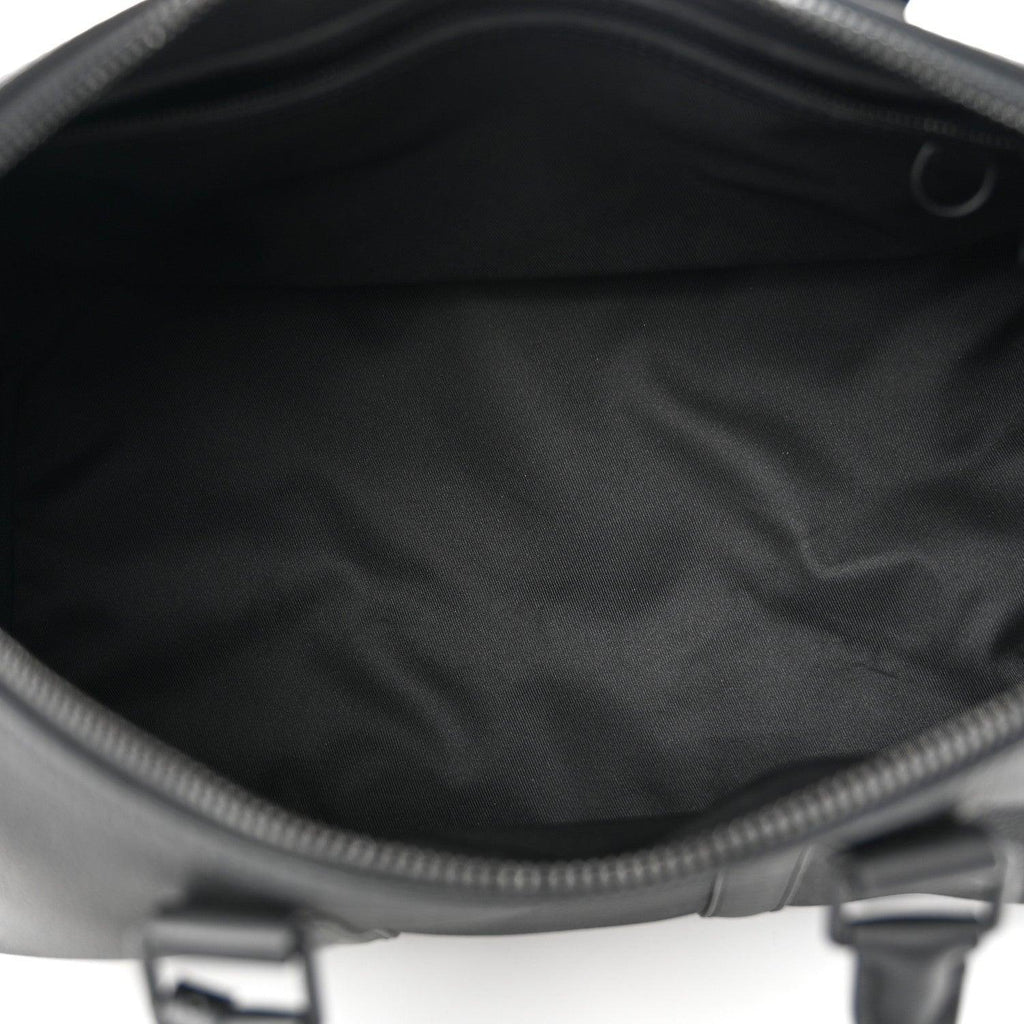 Louis Vuitton  Grained Calfskin Aerogram Keepall Bandouliere 40 Black Banlieue91