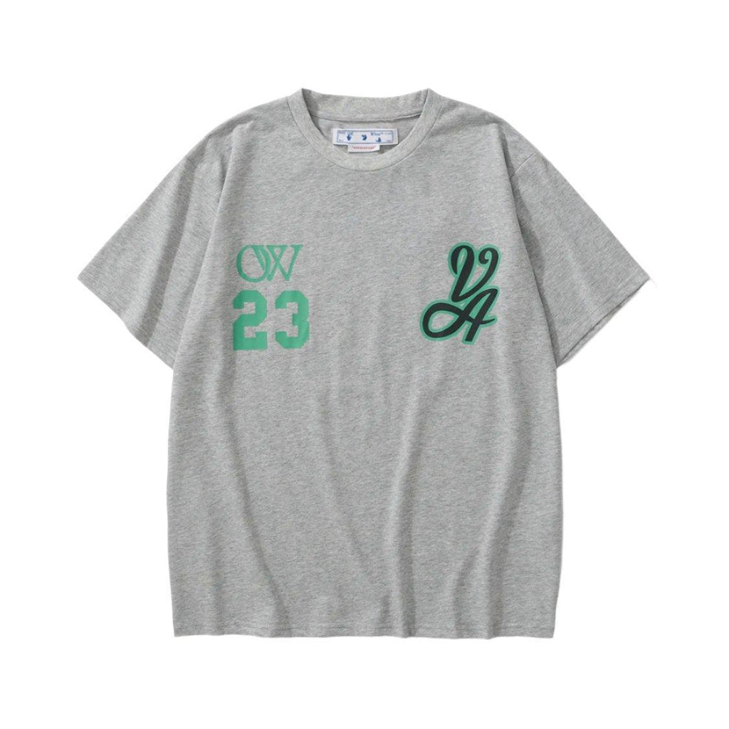 Off-White 23 T-Shirt Without Collar 'Grey' Banlieue91