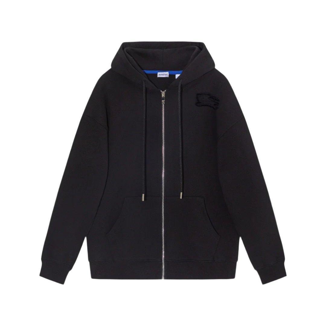 Burberry Cotton Zip Hoodie 'Black' Banlieue91